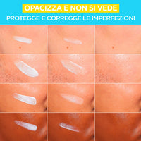 Garnier PureActive Anti-Imperfections Anti-UV Daily Mattifying Facial Fluid with BHA and Niacinamide SPF 50+ Very High Protection - 2 Bottles of 40ml