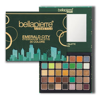 bellapierre Bellapierre Emerald City Eyeshadow Palette | 35 Shades in Matte, Satin, Shimmer, & Foil Finishes | Non-Toxic & Paraben Free | Vegan & Cruelty Free