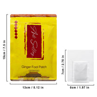 DRTRU 60pcs Ginger Detox Foot Pads - Anti-Swelling Ginger Detoxing Patches for Foot Care, Stress Relief, Improved Sleep
