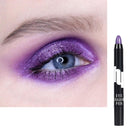 LYNTYAOU Shimmer Purple Eyeshadow Stick, Lavender Pearl Eye Shadow Pen Fine Cream, Glitter Radiant Metallic Eyeliner, Creamy Eye Pencil Crayon, Eyes Makeup Gift for Women