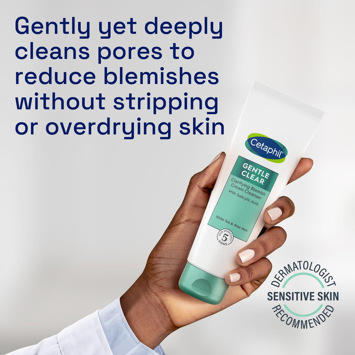 Cetaphil Gentle Clear Blemish Face Cleanser 124ml