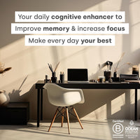 Form Edge - Natural Nootropic for Focus | Daily Cognitive Enhancer to Improve Memory and Increase Calmness | Alpha GPC | Herbal extracts, nootropics and B Vitamins | Bacopa Monnieri | Ginkgo Biloba