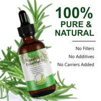 Generic Rosemary Oil for Hair Growth, Rosemary Essential Oil for Hair Growth & Skin Care, Improve Hair Loss and Nourishes Scalp, Rid of Itchy and Dry Scalp, Eyebrow and Eyelash Growth for Men and Women