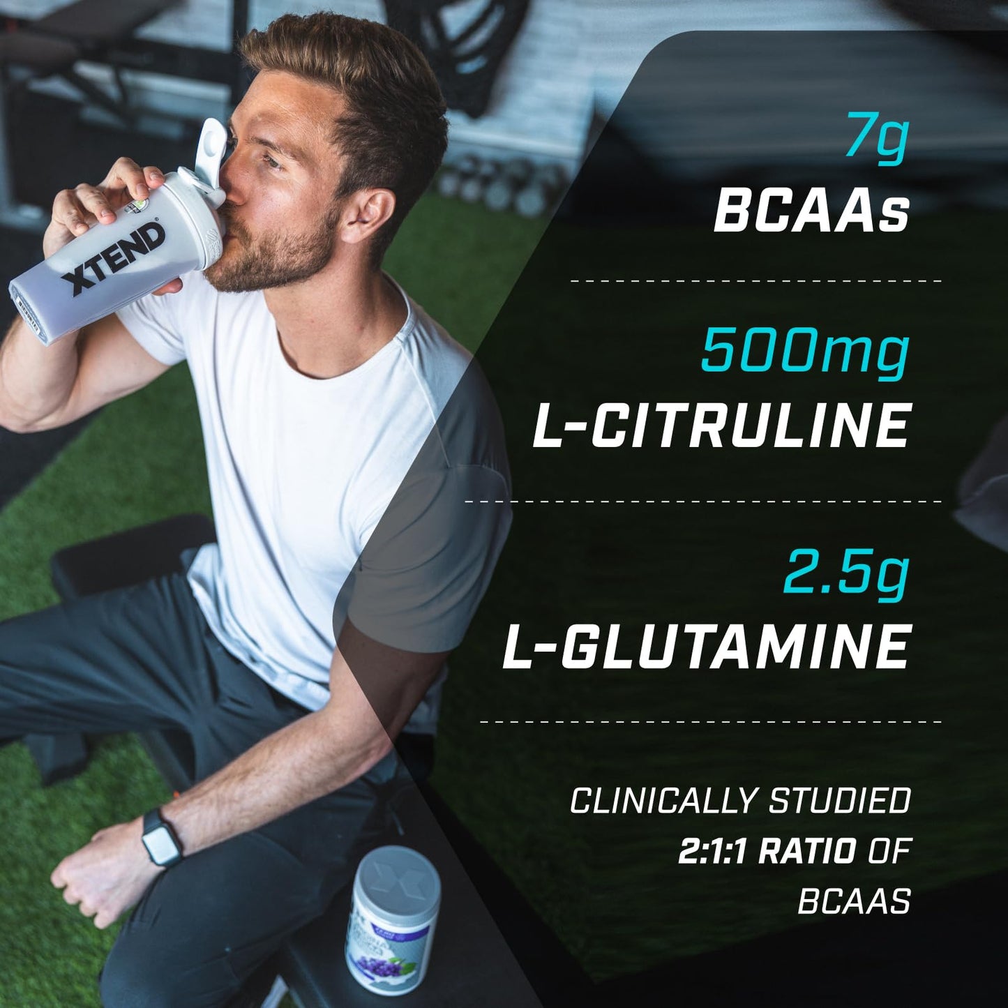 Scivation XTEND Original BCAA Powder Knockout Fruit Punch 30 Servings | 7g BCAAs Per Serving | Sugar Free Branched Chain Amino Acids and Electrolytes Powder for Post Workout Muscle Recovery and Hydration