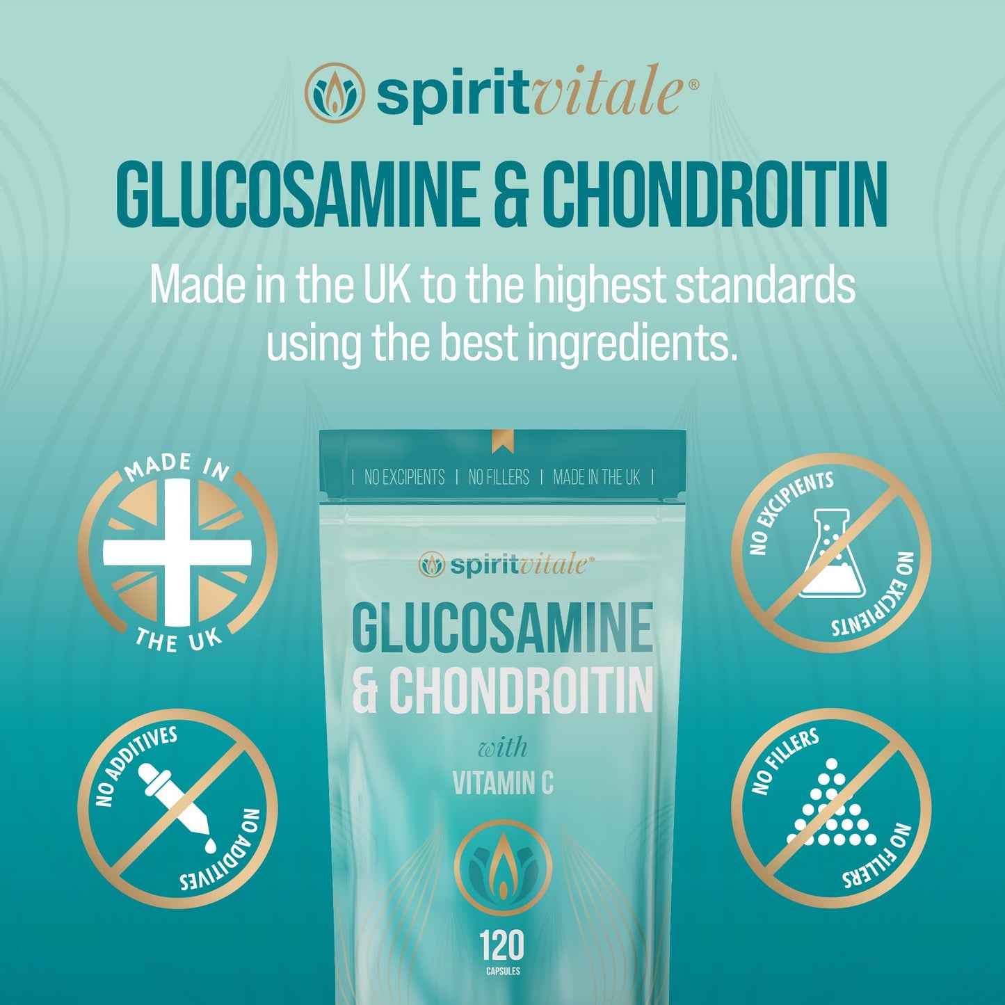 Spirit Vitale Glucosamine and Chondroitin with Vitamin C