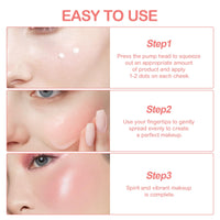 DRTRU 2Pcs TLM Blush Colour Changing, All Day Flawless Color Changing Blush,TLM Temperature Changing Liquid Blush for Mature Skin,Long Lasting Waterproof Blush for Face Makeup
