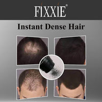 FIXXIE, fixxie Hair Fibres with Applicator + Comb, 82.5g Natural Keratin Hair Thickening Fibers for Thinning Hair, Hair Thickener For Women & Men, 27.5g X 3 Bottles (Pack of 3, Black)