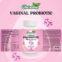 Cheroline Vaginal Probiotics for Women, 70 Billion CFU, 7 Strains with Prebiotic Blend, 13-in-1 Probiotic for PH Balance, Vaginal, Urinary & Immune Health, 60 Vegan Capsules (60 Count (Pack of 2))