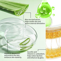 ISBEAUSOLS Aloe Vera Face Mask Set - 14PCS Aloe Skin Care Sets & Kits - Eye Mask, Lip Mask, Foot Mask, Face Mask - Eye Masks Skincare - Lip Care Set - Spa Sets for Women Gifts - Foot Care Kit for Teenage Girls