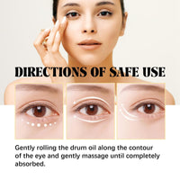 HIVETZ Rollerball Castor Oil,Castor Oil and Frankincense Eye Roller,Castor Oil Eye Roller Serum,Eye Cream for Dark Circles and Puffy Eyes,Eye Cream Anti Aging Skincare,Eye Bags Remover,Firming Eye Cream