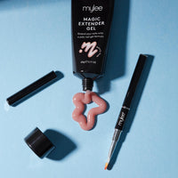 MYLEE Mylee Magic Extender Gel [Nearly Nude] – Long Lasting Wear, Natural Look, Nail Extension Gel, for Beginners & Salon Professionals, Acrylic Nail Thickening Builder Gel, Nail Art - 60 Gram Tube