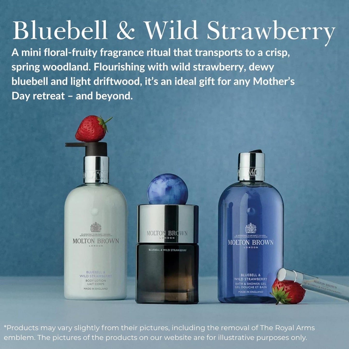 Molton Brown Bluebell & Wild Strawberry Bath & Shower Gel 300 ml