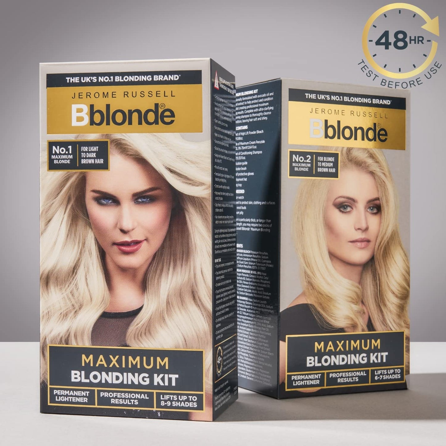 JEROME RUSSELL BBLONDE Jerome Russell Bblonde Blonding Kit, Permanent Lightener, Permanent Blonde Bleach Hair Dye, Professional Results, With Avocado Oil, Lifts 8-9 levels – Blonding Kit No 1