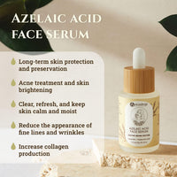 ecodrop essential oils Ecodrop Azelaic Acid & Hyaluronic Acid Serum - 30ml | Daily Gentle Anti-Ageing Skincare for Face Reduces Acne, Redness, Dark Spot Blemishes & Brightens All Skin Types | Vegan & Cruelty-Free