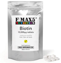 formula max5 nutrition Biotin Hair Growth Supplement, 30-365 Tablets (1 Month to Full Year Supply) Biotin 10,000mcg by FMax5 Supplements (30)