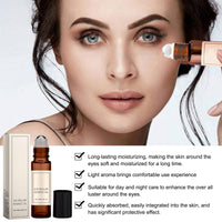 Liameph Castor Oil and Frankincense Roller Ball, Castor Oil Eye Roller Time Eraser Eye Care Products for Under Eye Area Lifts Firming(1pc, 10ml)