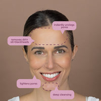 Pretty Face Facts Witch Hazel Forehead & Chin Pore Strips