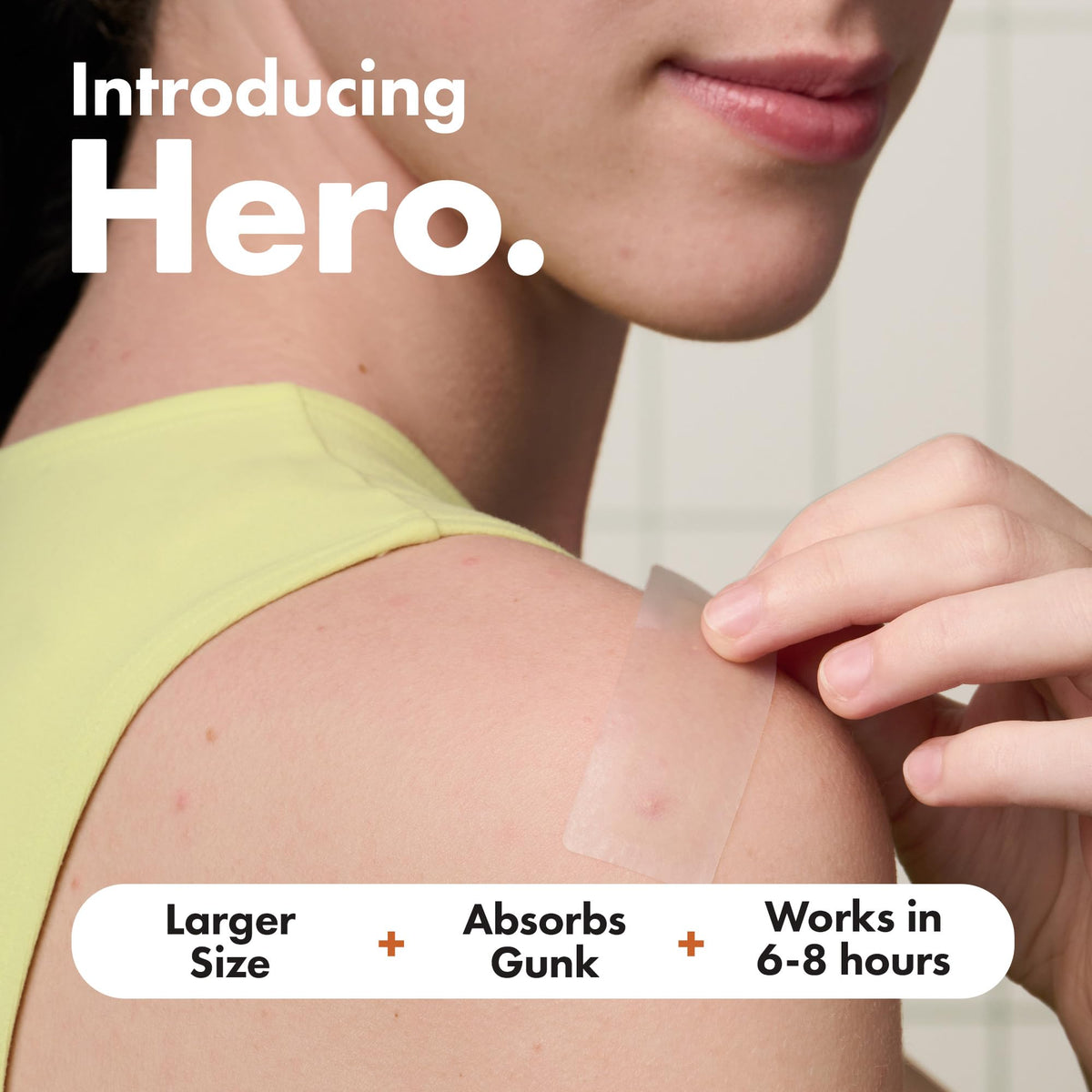 HERO COSMETICS Hero Mighty Pimple Patches Surface XL Spot Patches Acne Treatment 10 Count