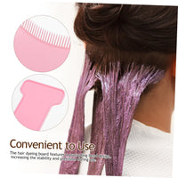 Healvian Balayage Board with Teeth Hair Colouring Tool Set for Highlighting Full Dyeing and Styling Rounded Teeth Perm Board 3 Pieces 13.98 X 3.31 X 0.08 in