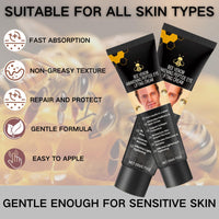 TBeautfave Mens Bee Venom Peptide Eye Cream, Under Eye Cream for Dark Circles & Puffiness - Eye Bag Remover, Puffy Eye Treatment for Men, Anti Aging E ye Cr eam, Wrinkle Filler, Hydrating, Firming