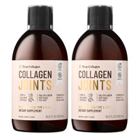 True Collagen Joints | 10,000mg Hydrolysed Collagen Liquid Supplement - 2x500ml, 40 Days | Type I, II, III, Glucosamine, MSM, Turmeric & Chondroitin for Healthy Joints, Hair, Skin & Nails | Sugar-Free