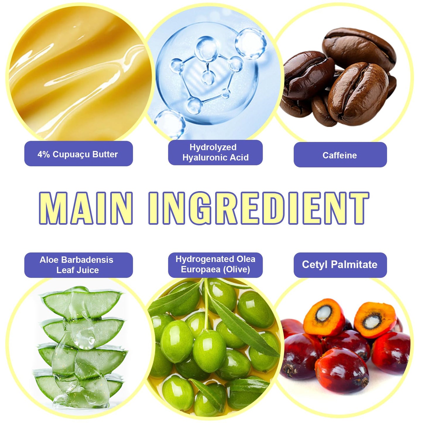 RoongDuuDll Neck Creams for Tightening and Firming, Neck Firming Cream, Tighten and Lift Neck Cream for Neck and Chest Firming, Smoothing Wrinkles & Fine Lines with Cupuacu Butter, Skin Tightening Cream for Body