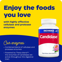Enzymedica ENZYMEDICA - Candidase (84 Capsules) | for Balanced Yeast Levels, Therapeutic Enzymes Supplements, Candida Systemic Enzymes Blend, Nutrient Supplements, Gut Health Supplement, Vegan, Dairy Free