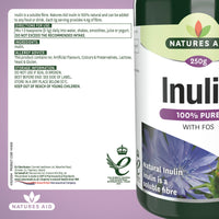 Natures Aid Inulin Powder Supplement 250g