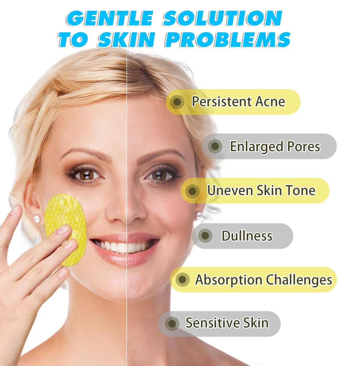 ZyranovaE Kojic Acid Cleansing Pads,Kojic Acid and Turmeric Cleansing Pads for face,Turmeric Kojic Acid Lemon Chamomile Pads with Natural Ingredients,All Skin Types(60 Pads)
