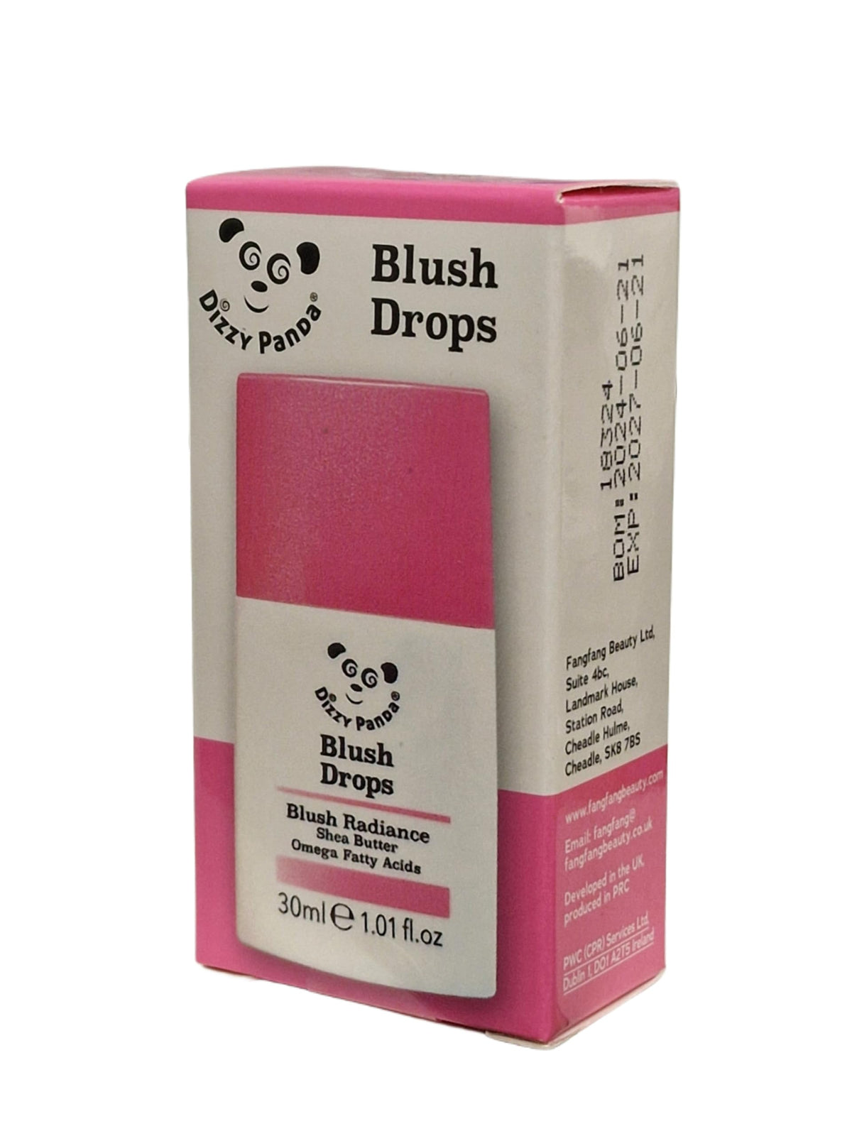 Dizzy Panda Blush Drops - Blush Radiance with Shea Butter & Omega Fatty Acids, 30ml