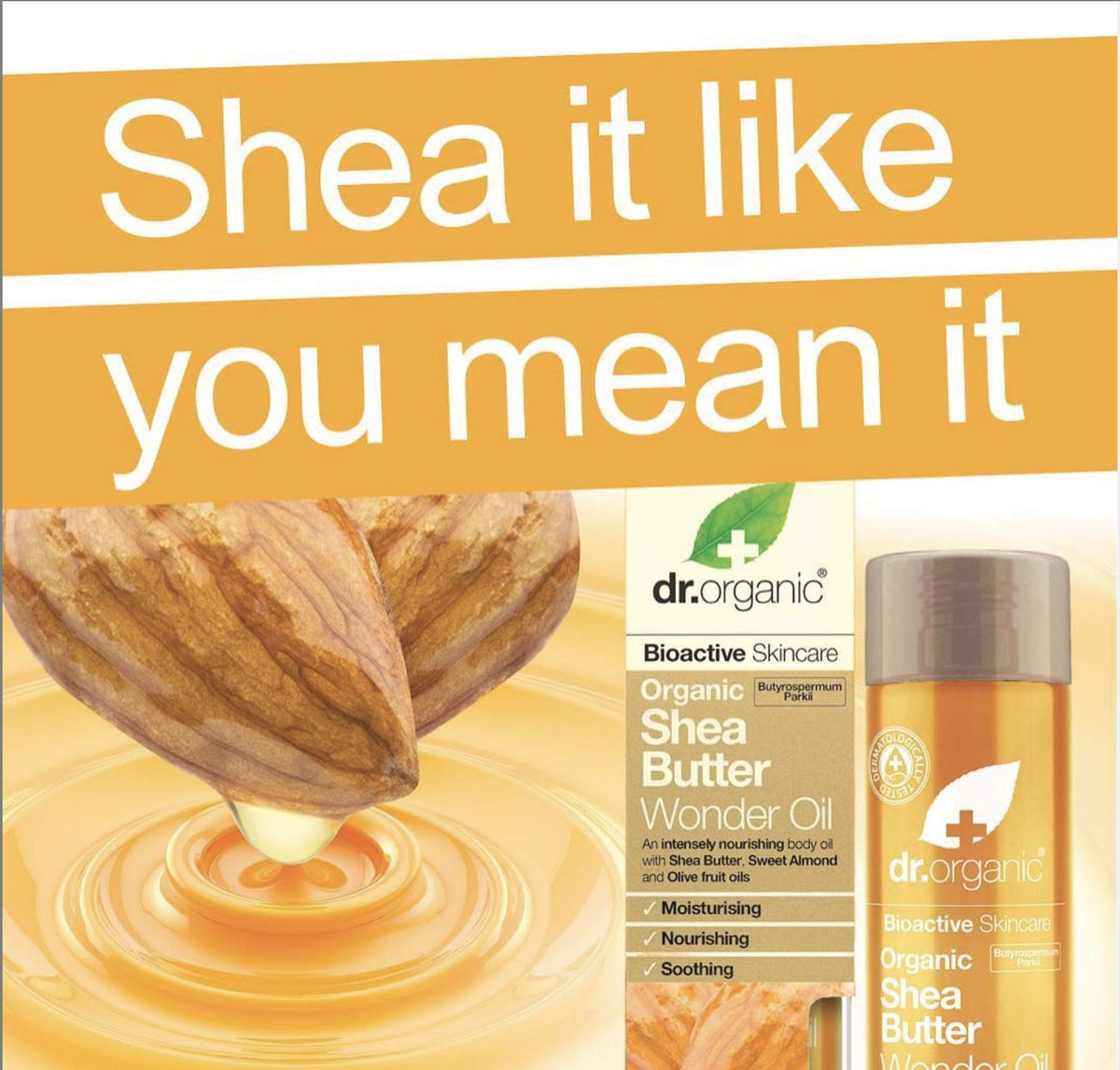 DR ORGANIC Dr. Organic Shea Butter Wonder Oil 150ml