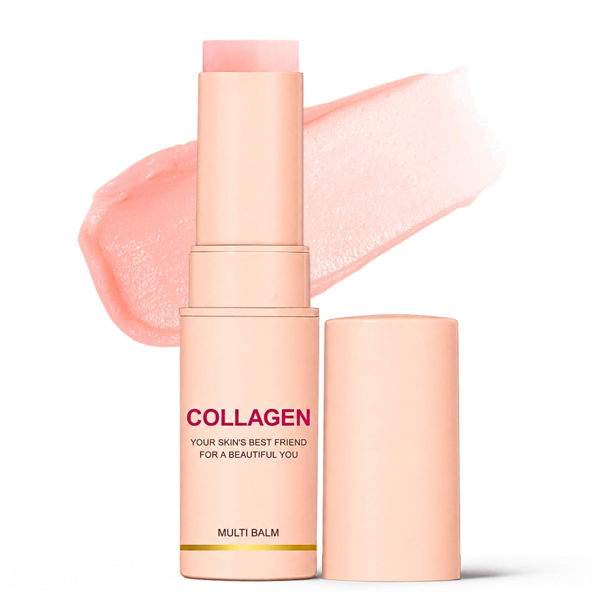 Lumiter Collagen Volume Multi Balm Stick - Collagen Stick for Face Fine Lines & Wrinkle, CollagenWand Stick, Elasticity & Radiance Care for Neck Lips Eye Balm, Makeup Base, 7g