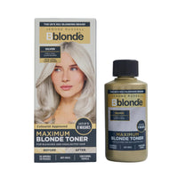 Jerome Russell Bblonde SILVER Non-Permanent Hair Toner | Neutralises Yellow & Brassy Tones | Salon-Quality Cool Blonde Results | Vegan | 75ml