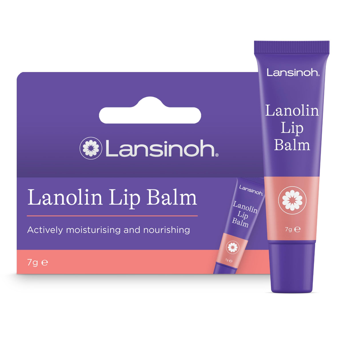 Lansinoh Lanolin Lip Balm for dry cracked Lips -7ml