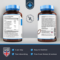 Glucosamine and Chondroitin Complex (2 Packs of 180) – 360 High Strength Capsules – Contributes to Maintenance of Normal Immune System – Vitamin C, Turmeric, Ginger and Rosehip – UK Made by Nutravita