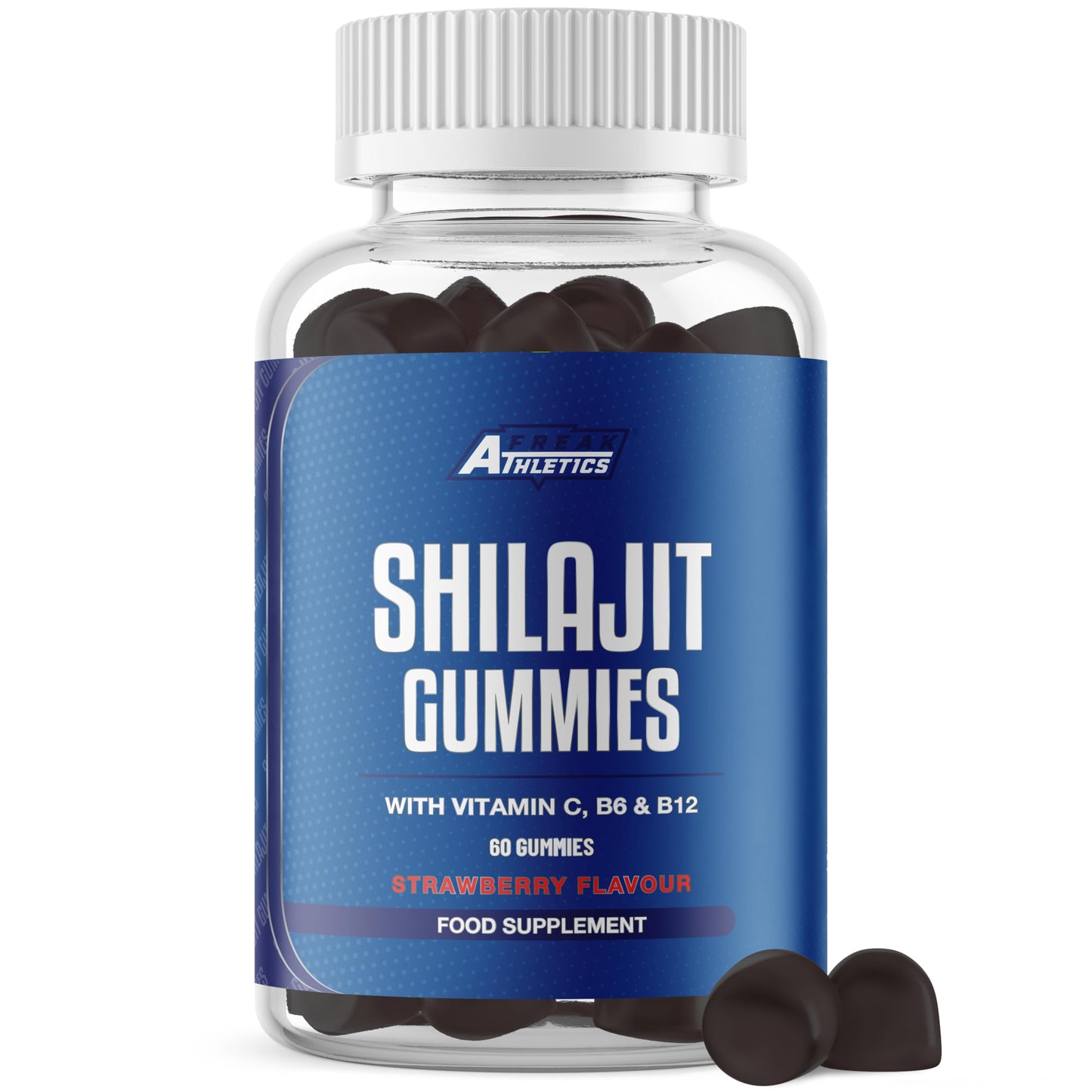 Freak Athletics Shilajit 60 Gummies 14000mg Shilajit Per Serving 20% Fulvic Acid - Vegan Friendly