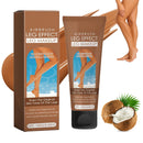Mikloven 2PCS Waterproof Leg Makeup with Tanning Effect – Full Coverage Body Concealer for Veins & Scars, Natural-Looking Bronzing Cream, Sweat-Resistant & Streak-Free Blendable Foundation (Bronze)