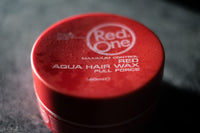 Redone RedOne Hair Styling Wax Red 2x150 ml | Ultra Hold Gel Wax | Edge Control | Maximum Control | Strawberry Scent | Professional Barber Hair Wax for Men & Women | Long Lasting Shine
