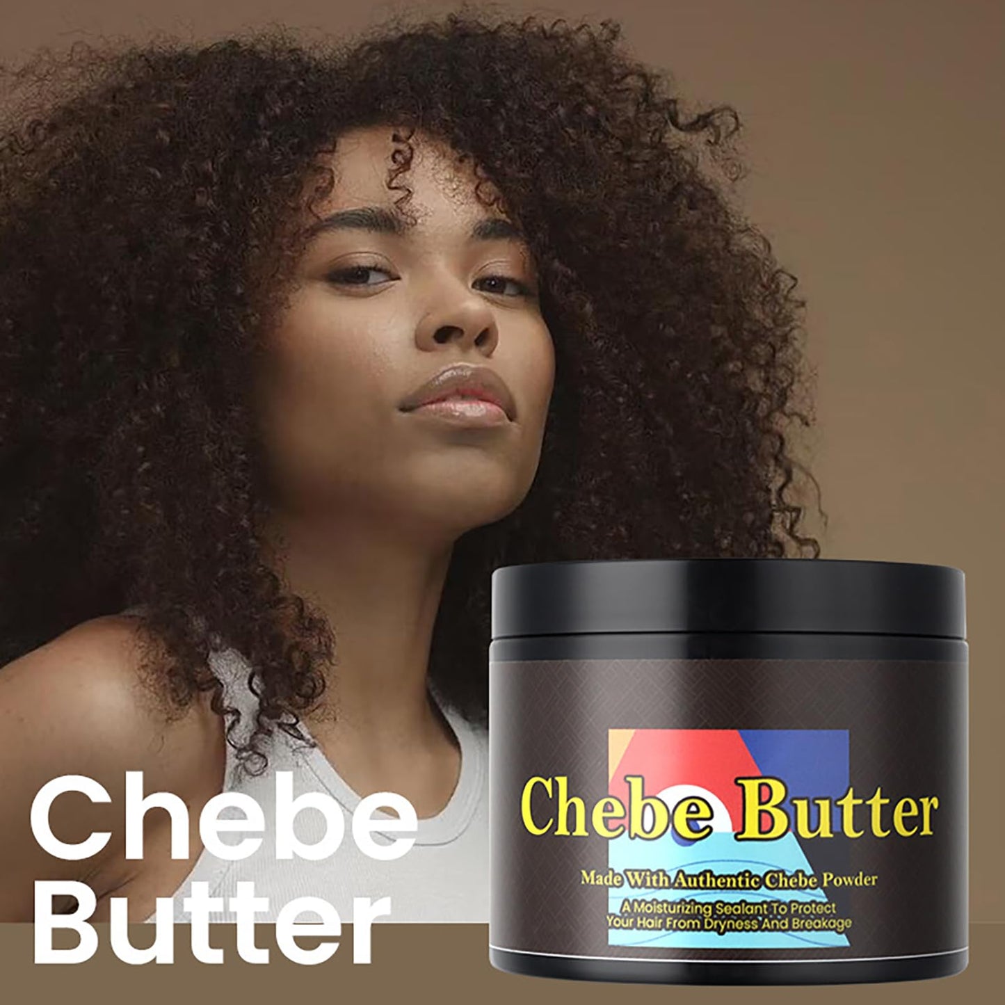 Maggikey Chebe Hair Butter With Chebe Powder, Castor Oil, Shea Butter - Helps With Split Ends, Nourishing Afro Hair Oil For All Hair Types