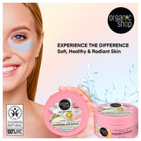 Organic Shop Hyaluronic Acid & Vitamin C Hydrogel Eye Patches for Dark Circles, Anti Puffiness, Deep Hydration, Fight Wrinkles & Fine Lines, Dark Spots, Texture Repair 100% Vegan & Organic. 60 Pcs