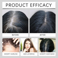 HERBINSOLS Safe and Convenient Comb Hair Dye - Portable Hair Dye Comb for Gray Hair Coverage - Waterproof and Sweat-Proof HairDye Stick - 2 in 1 Instant Hair Colour Stick for Women & Men(Black)