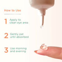 Simple Protect 'n' Glow Brightening Eye Gel Reduces Dark Circles and Relieves Screen-Stressed, Tired Eyes for Sensitive Skin 25 ml
