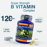 Zipvit High Strength Vitamin B Complex, 8 Vitamins Plus Inositol & Choline