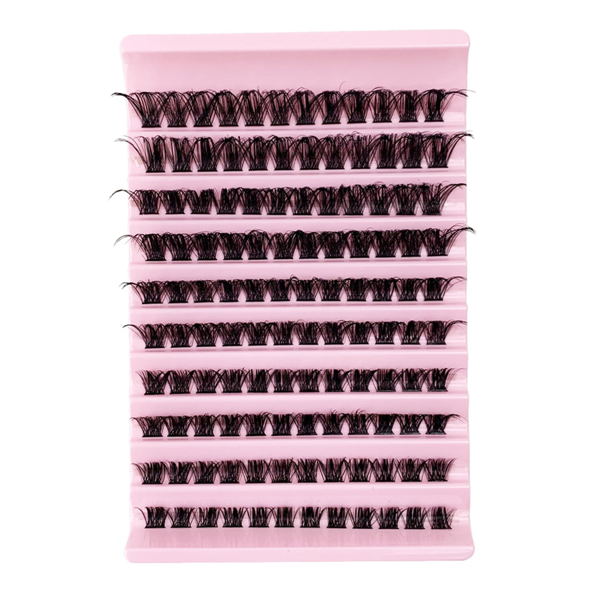 GGOKOK Lash Clusters Wispy DIY Lash Extension 8-16mm Eyelash Clusters 120 pcs Natural Cluster Lashes Individual Lashes Clusters at Home D Curl Fluffy Eyelash Extensions(D08)