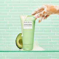 Glow Recipe Avocado Ceramide Moisture Barrier Face Cleanser - Hydrating Facial Cleanser for Dry Skin - Daily Makeup Remover & Gentle Face Wash w/Avocado Oil for Skin Barrier Repair (150ml)