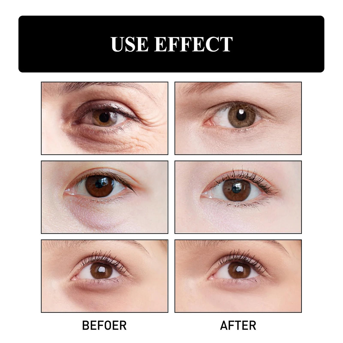 gcdat Retinol Snake Venom Peptide Eye Cream, Firming Eye Cream, Anti Ageing Eye Cream, Under Eye Cream For Puffiness and Bags Reduces Fine Lines