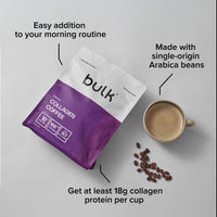 BULK POWDERS Bulk Collagen Coffee, Vanilla Latte, 500 g