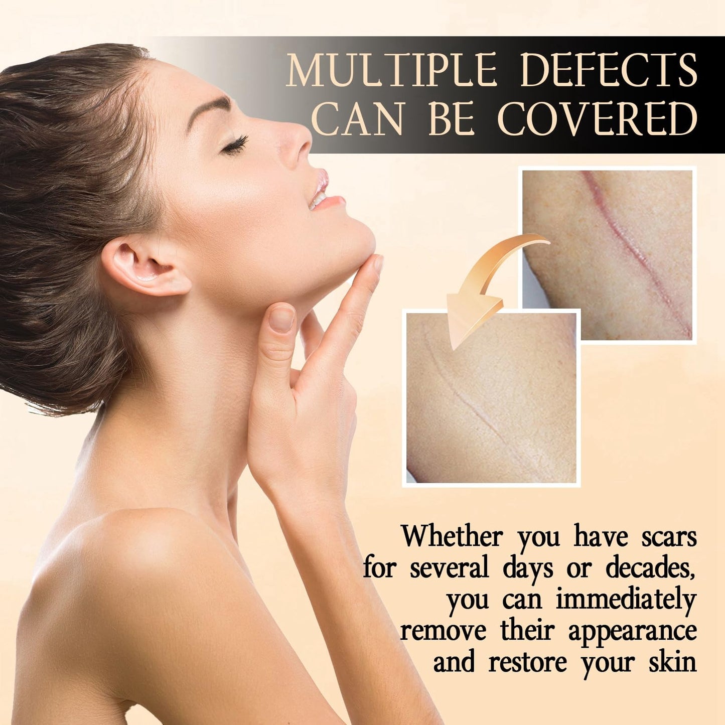 Oumun Colour Corrector Concealer,Leg Makeup Waterproof No Transfer,Leg Makeup Lotion,Leg Vein Cover up Makeup,Leg and Body Scar Cover up Makeup,Concealer Full Coverage,Makeup Concealer,Light Concealer,02#