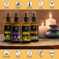 AROMATIKA trust the power of nature Massage Lavender Oil 100ml - 100% Natural Lavender Body Massage Oil - Good Sleep - De-Stress - Calming - Skin Care - Beauty - Body Massage - Soft Relaxing Aroma Oil