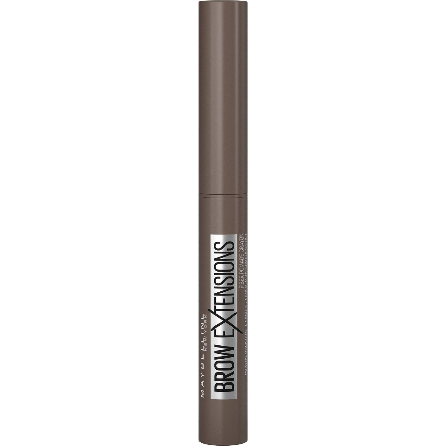 Maybelline New York Brow Extensions Eyebrow Pomade Crayon Defining Eyebrow, 06 Deep Brown